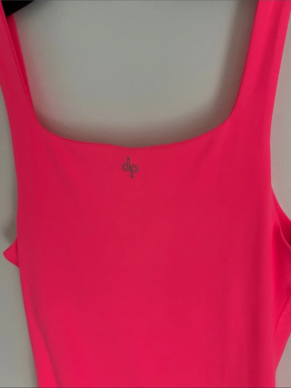 Anthropologie Daily Practice Bright Neon Pink  Tank Dress Size XS
